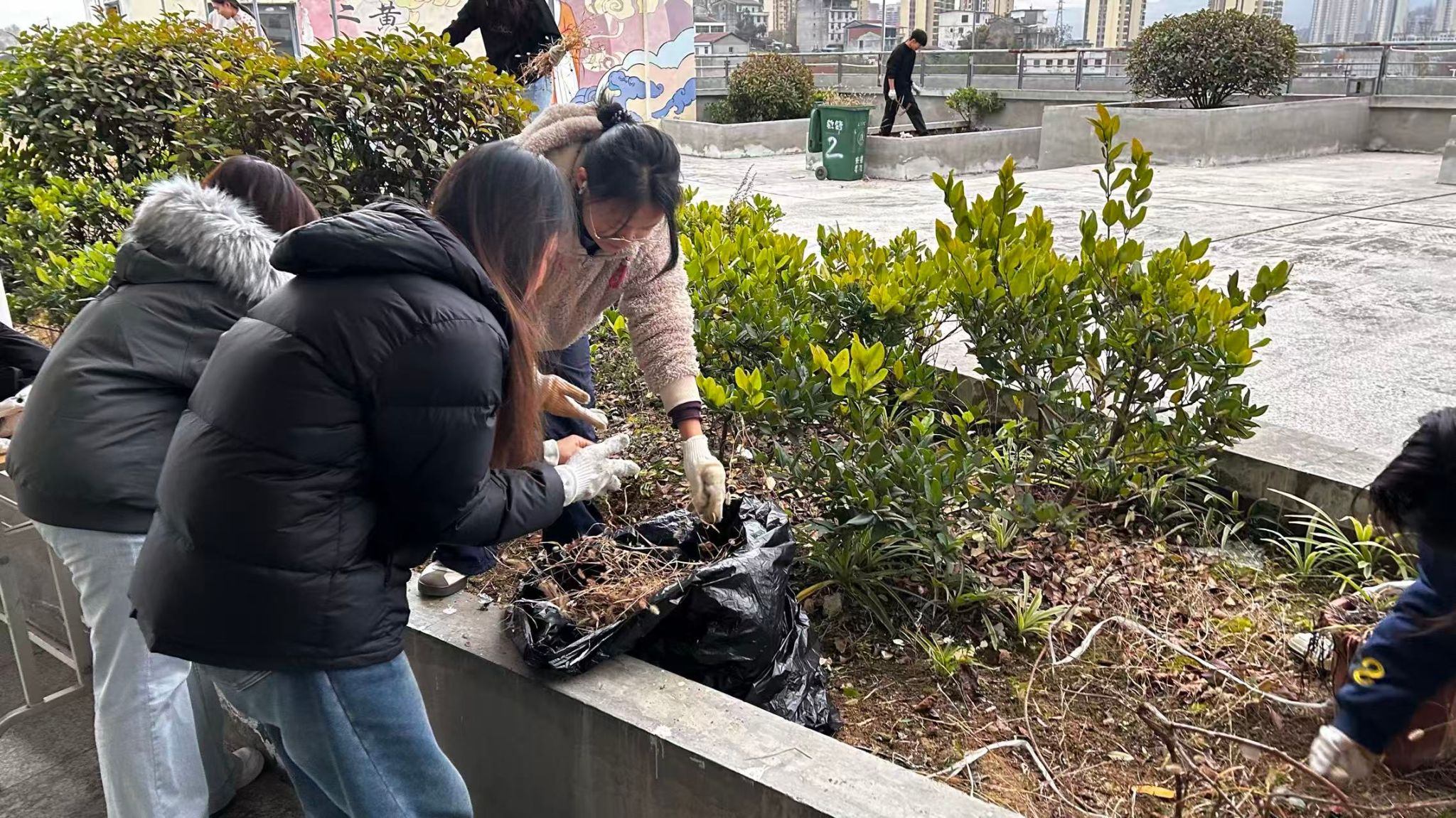 以劳育美塑匠心 以艺赋能迎认证——伟德bv国际体育官方网站开展教学楼美化劳动教育实践活动